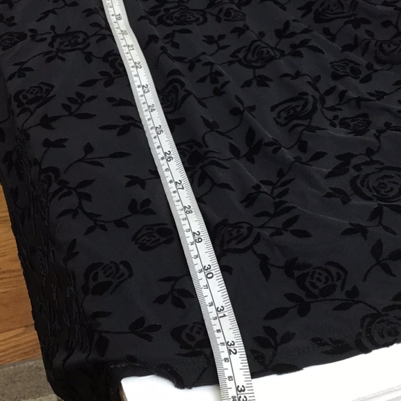 Rewind Sleeveless Crushed Velvet Black Dress Plus Size 1X NWT - Picture 8 of 8